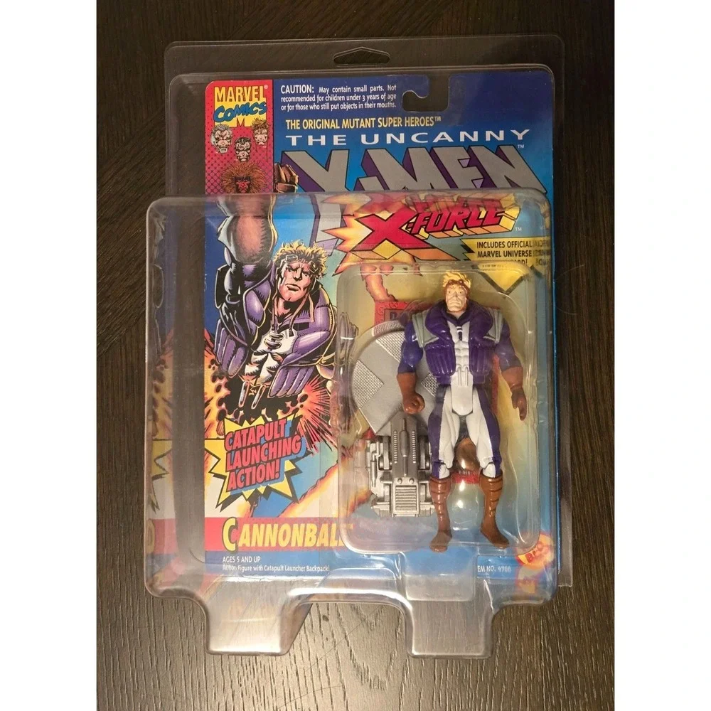 Toy Biz‎ Marvel X-Men Action Figure: Cannonball 1993 w/Protector Case
